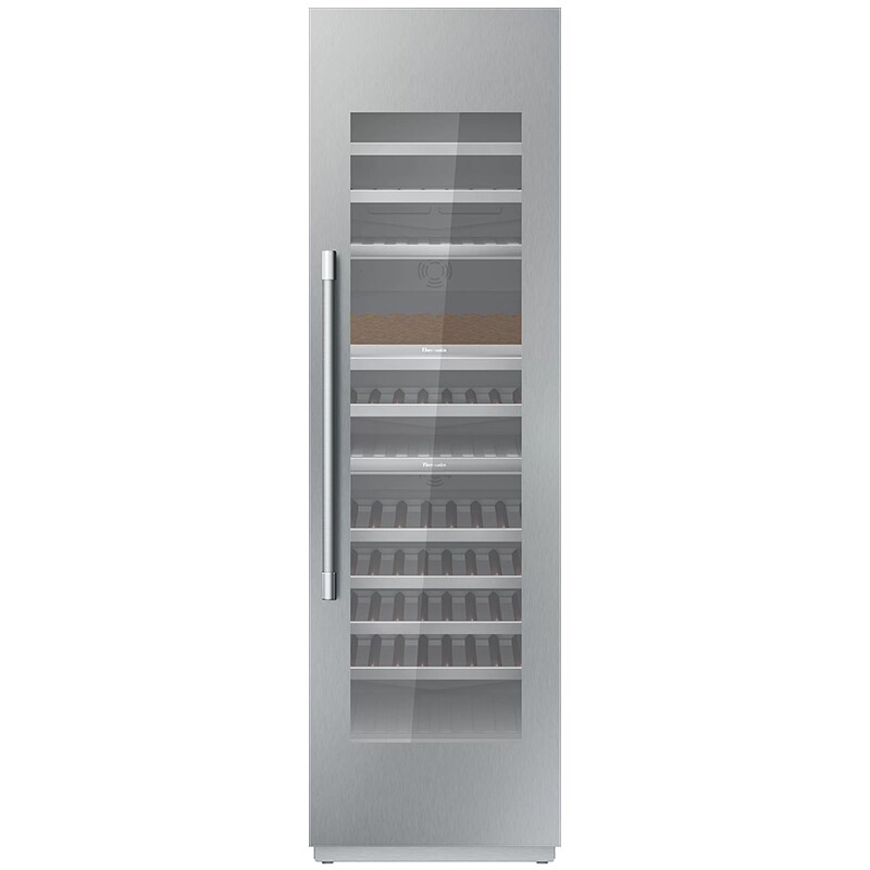 Thermador Freedom Collection 24 in. Built-in Smart Wine Cooler with Wood Racks, Multi-Temperature Zones & 92 Bottle Capacity - Custom Panel Ready, , hires