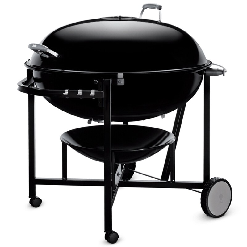 Weber Ranch Kettle 37 in. Charcoal Grill - Black, , hires