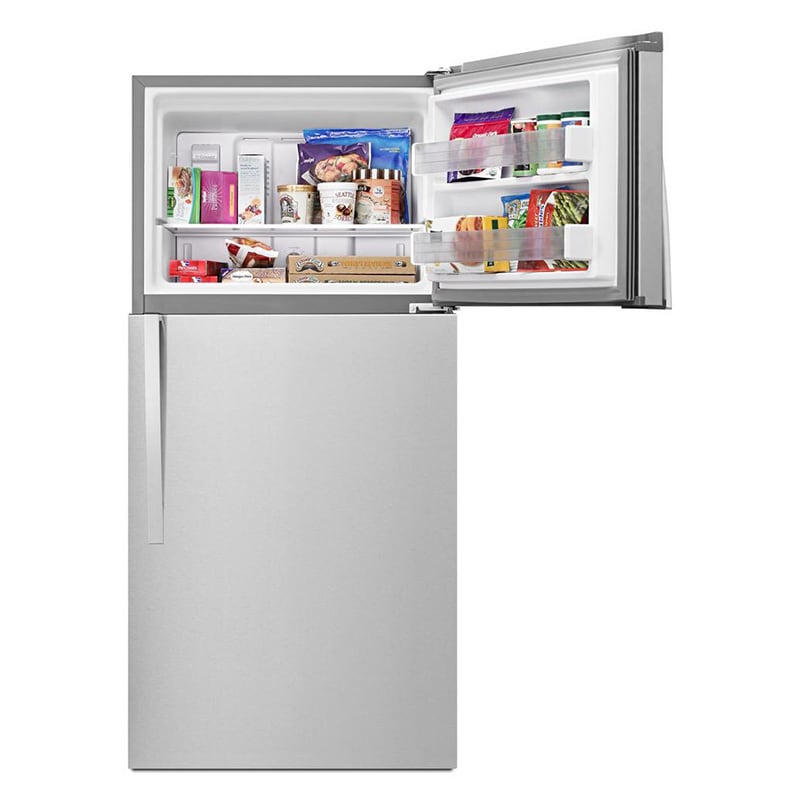Whirlpool 30 in. 19.2 cu. ft. Top Freezer Refrigerator - Monochromatic Stainless Steel, Monochromatic Stainless Steel, hires