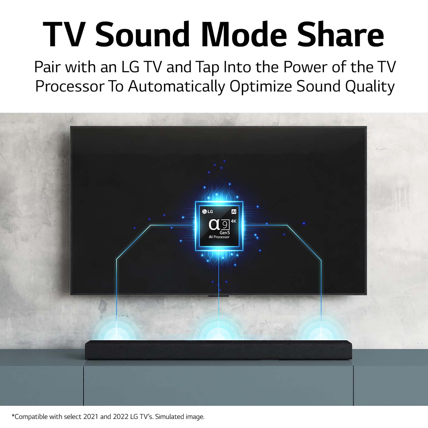 LG S80QY 3.1.3 Channel 480W High Res Audio Sound Bar and Wireless
