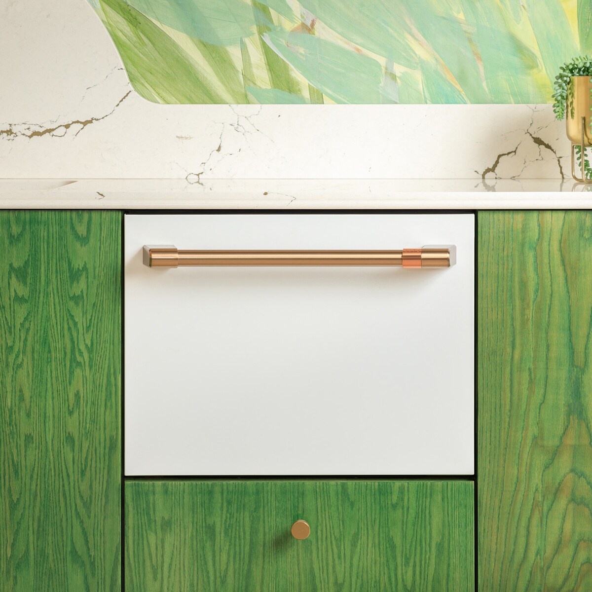 Cafe 24 in. Smart Dishwasher with Top Control & 45 dBa Sound Level - Matte White, , hires