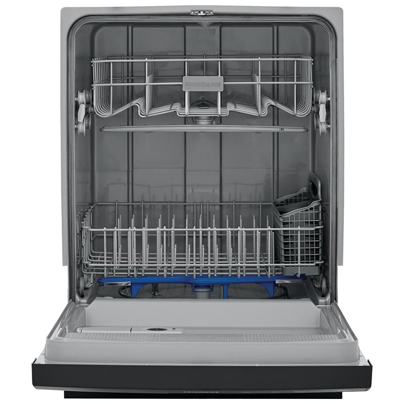 Frigidaire 24 in. Front Control Dishwasher with 55 dBa Sound Level & Pocket - Black, Black, hires