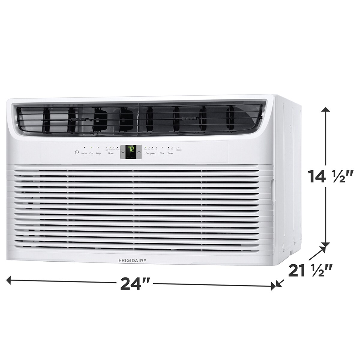 Frigidaire 8,000 BTU 115V Through-the-Wall Air Conditioner with 3 Fan Speeds, Sleep Mode & Remote Control - White, , hires