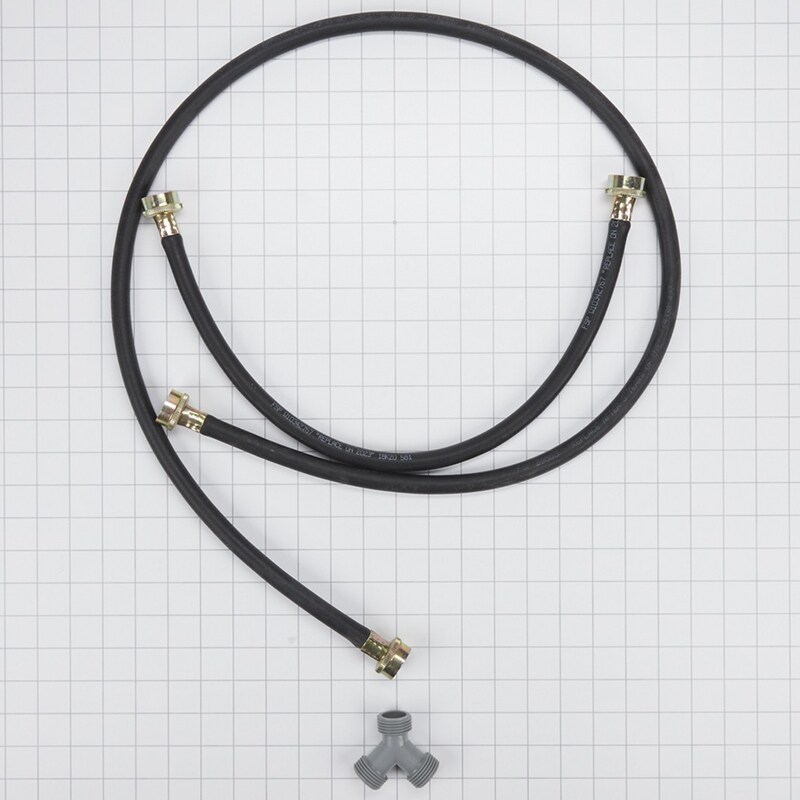 Whirlpool 5' Steam Hose Kit with Y Adapter, O- Rings and additional 2FT Hose, , hires