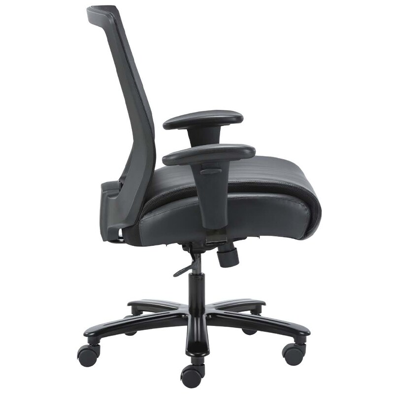 Boss Heavy Duty Big & Tall Mesh Task Chair - Black, , hires