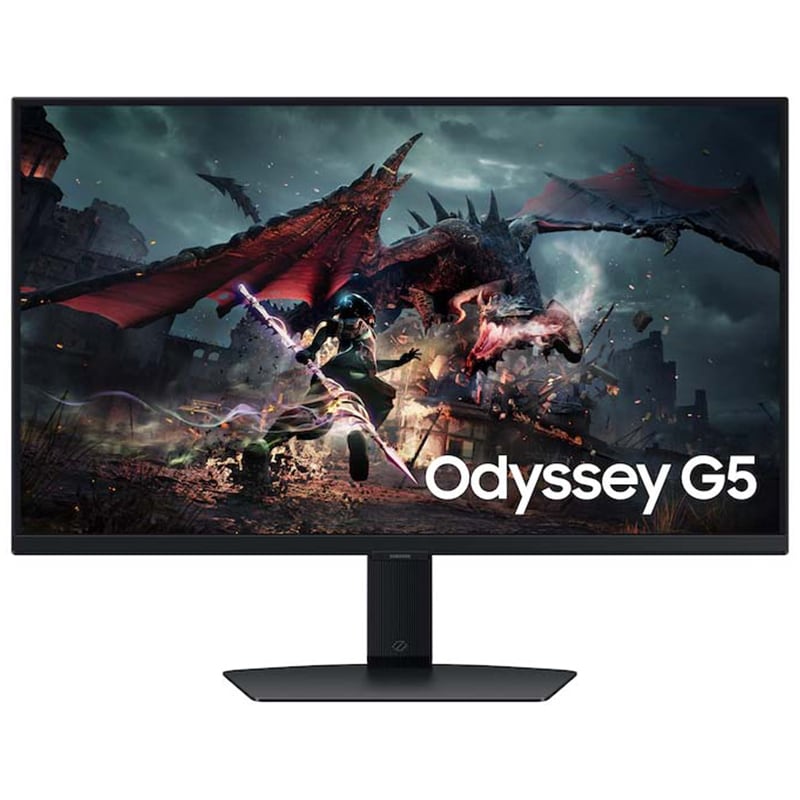 Samsung - Odyssey G50D 32" QHD IPS 180Hz 1ms AMD FreeSync Gaming Monitor with HDR 400 (DisplayPort, HDMI) - Black, , hires