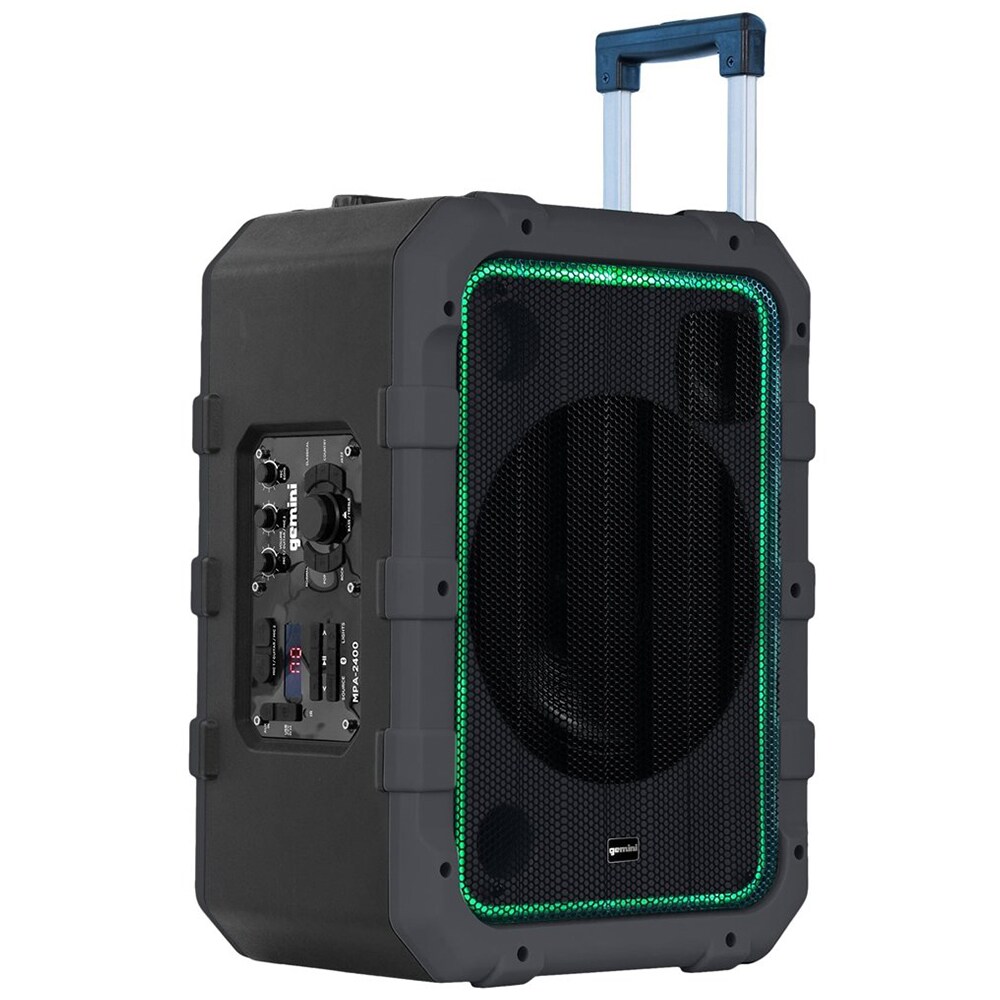 Gemini Rechargeable Weather-Resistant Trolley Speaker - Gray, , hires
