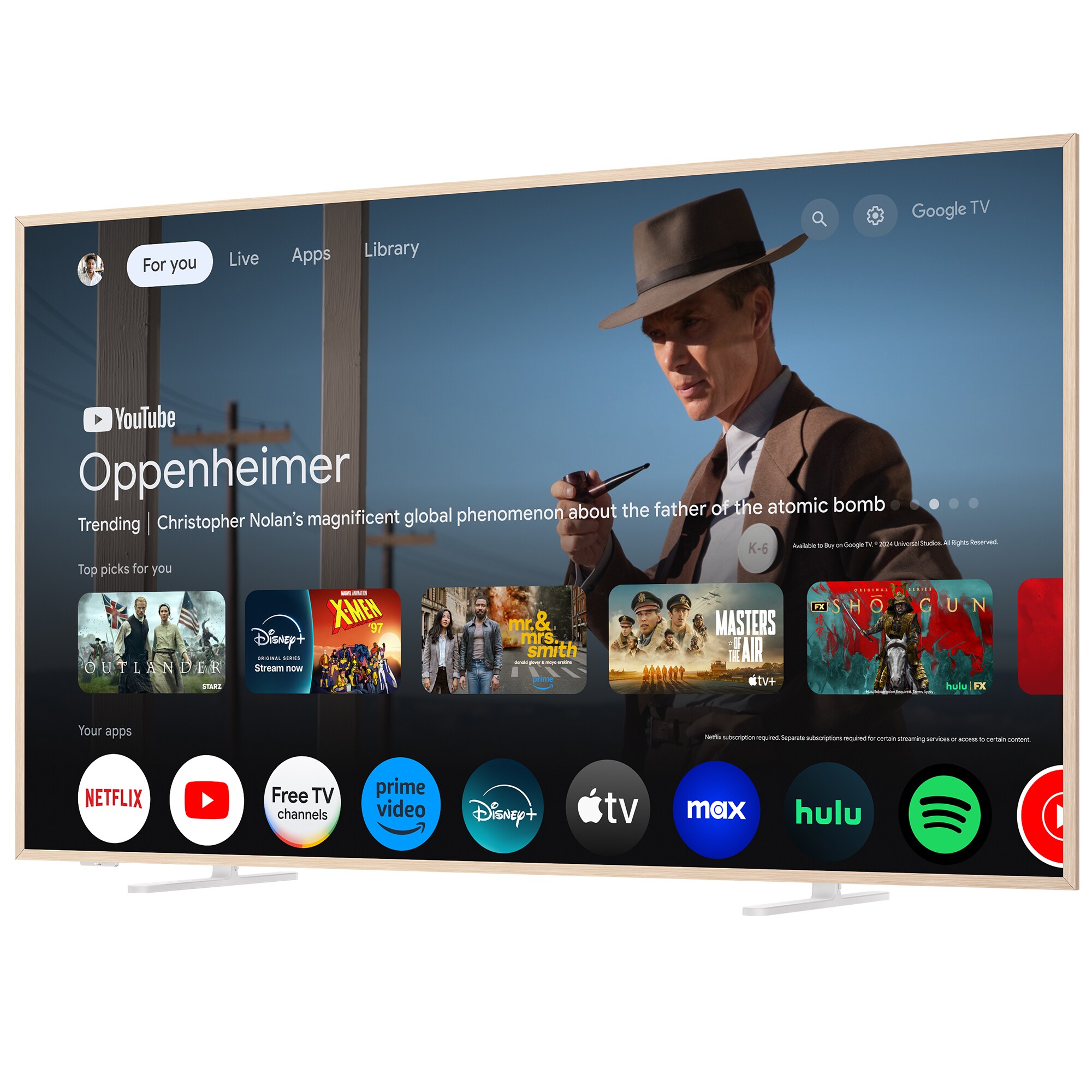 TCL - 85" Class NXTVISION QLED 4K UHD Smart Google TV, , hires
