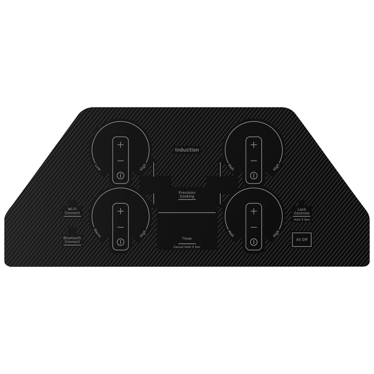 GE Profile 30 in. 4-Burner Smart Induction Cooktop with Simmer Burner & Power Burner - Black, , hires