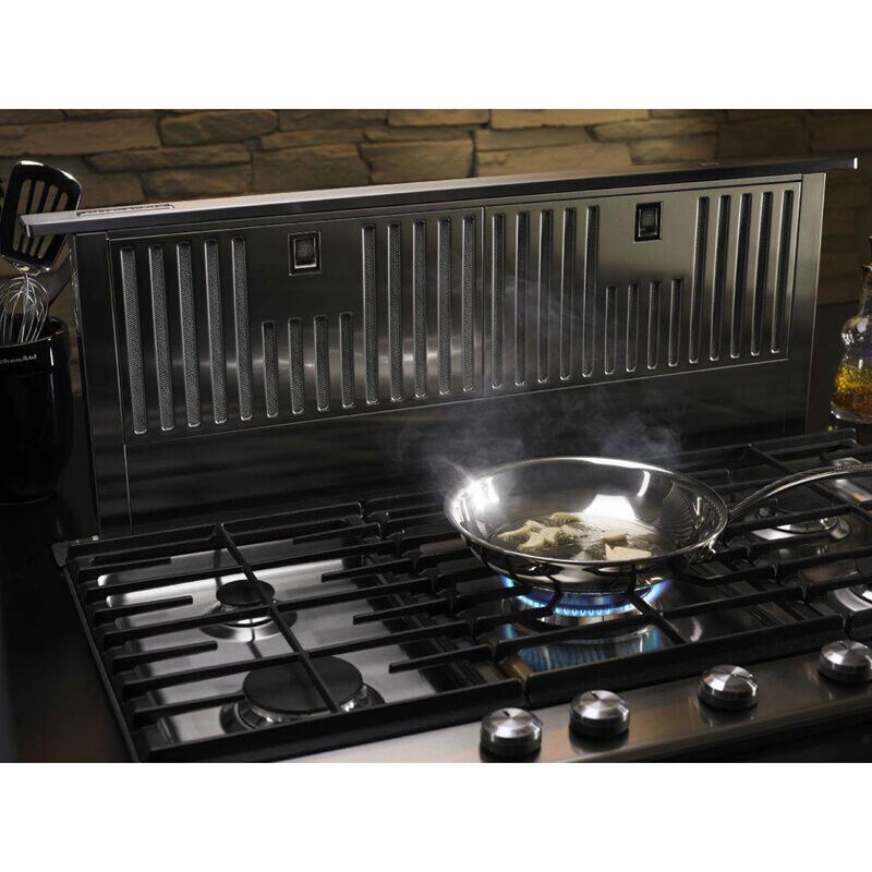 KitchenAid 30 in. Ducted Downdraft with 585 CFM & 4 Fan Speeds - Stainless Steel, , hires