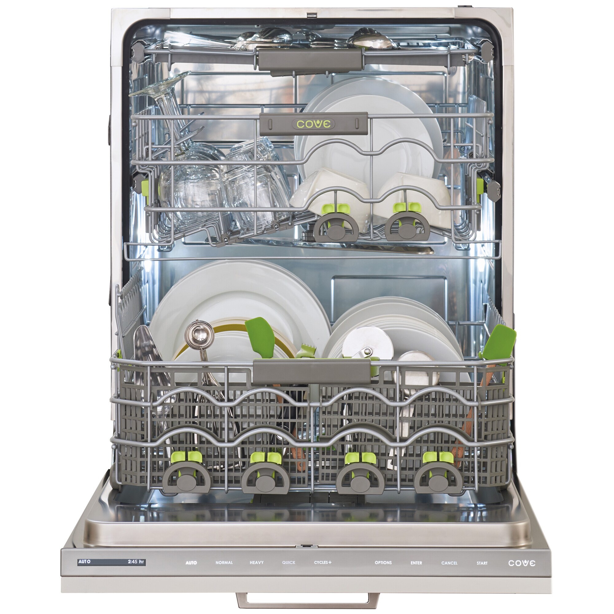 Cove 24 in. Top Control Smart Dishwasher with 41 dBa Sound Level & 3rd-Rack - Custom Panel Ready, , hires