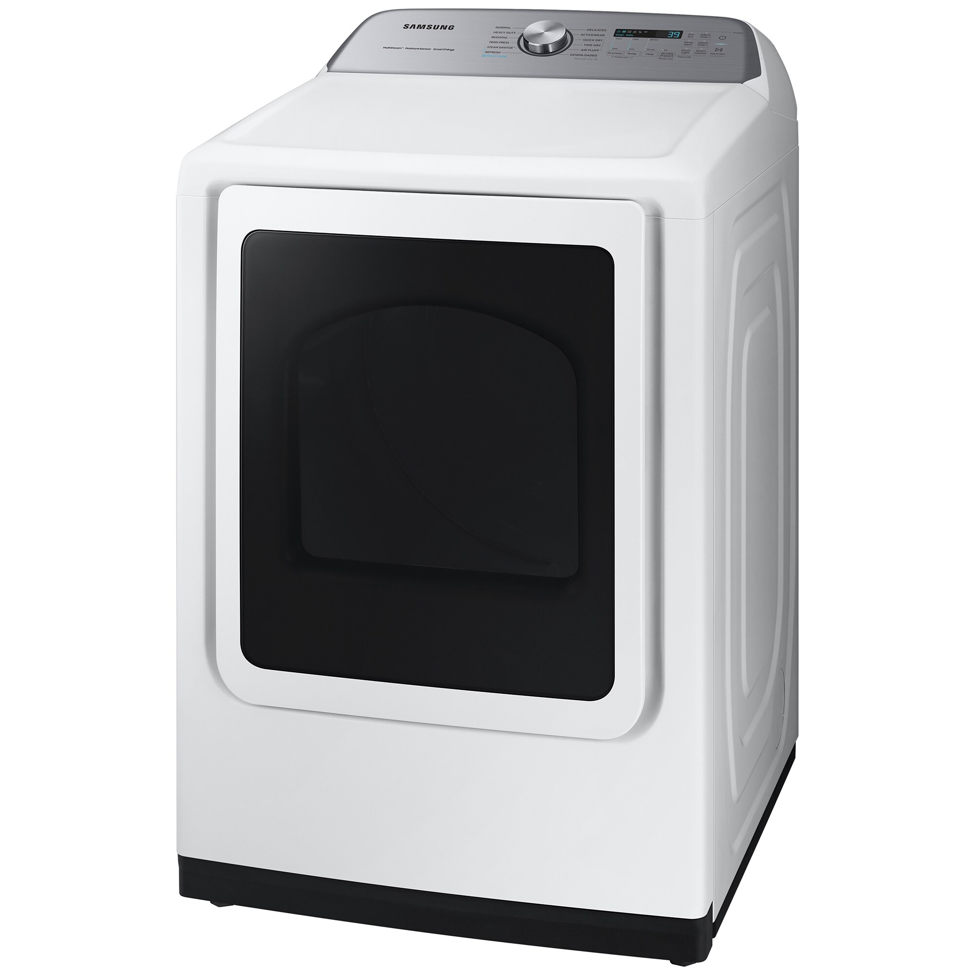 Samsung 27 in. 7.4 cu. ft. Smart Gas Dryer with Sanitize+, Steam Cycle & Sensor Dry - White, White, hires