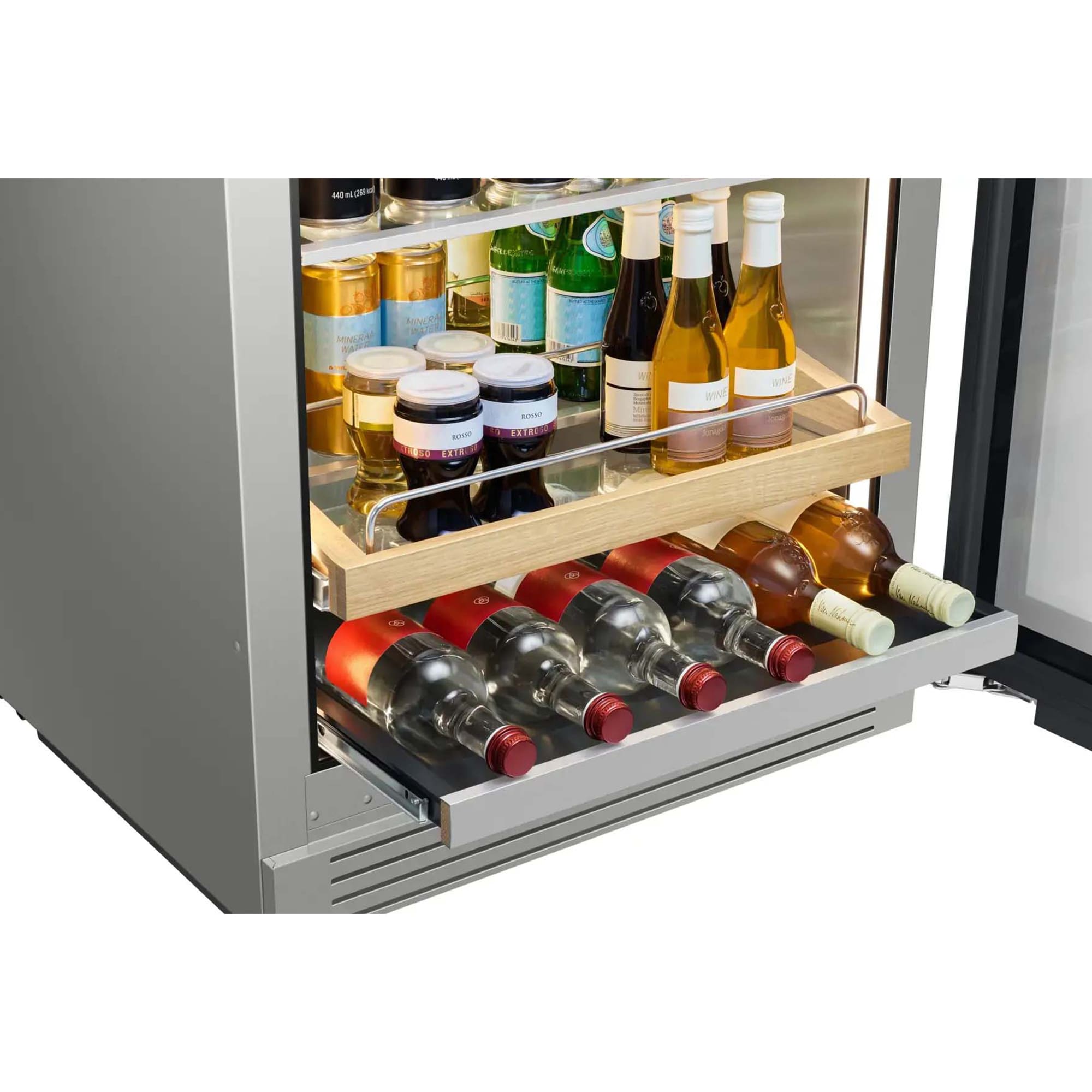 Dacor 24 in. Built-In 5.0 cu. ft. Compact Beverage Center with Adjustable Shelves & Digital Control - Custom Panel Ready, , hires