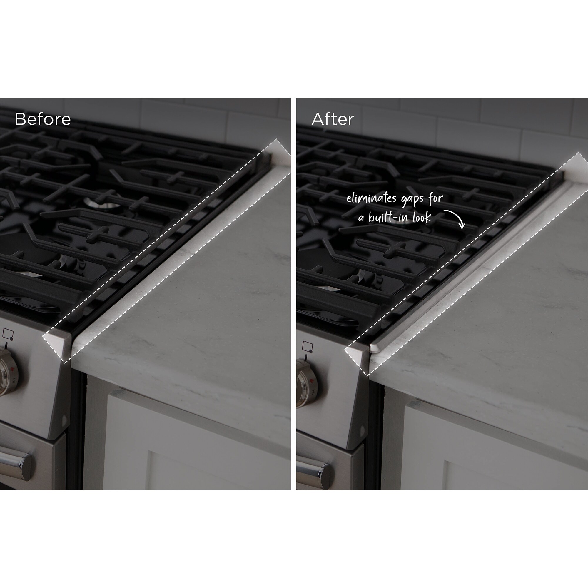 Frigidaire Island trim for Slide in Ranges, , hires