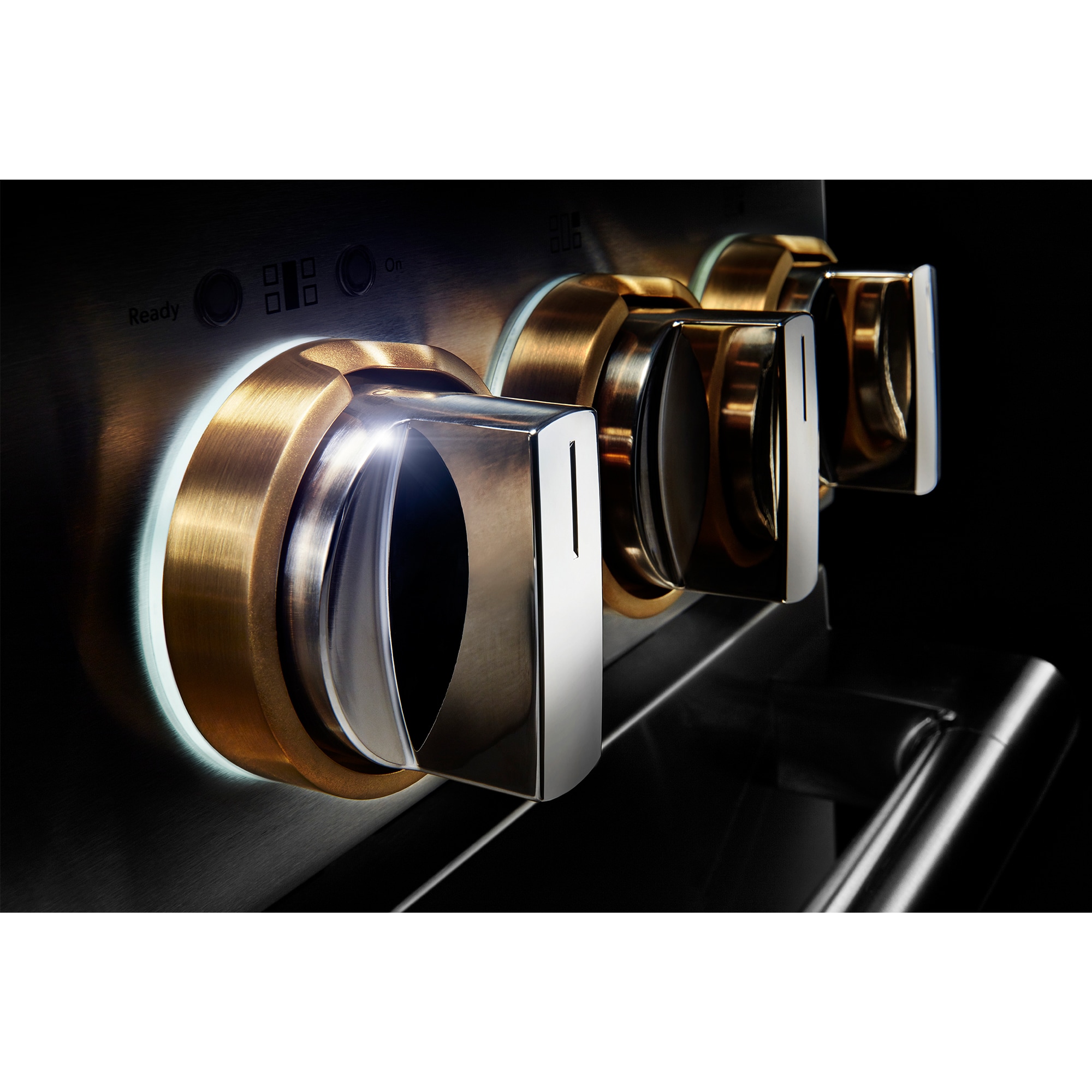 JennAir Rise Series 48 in. 6.3 cu. ft. Smart True European Convection Double Oven Dual Fuel Range with 6 Sealed Burners & Grill - Stainless Steel, , hires