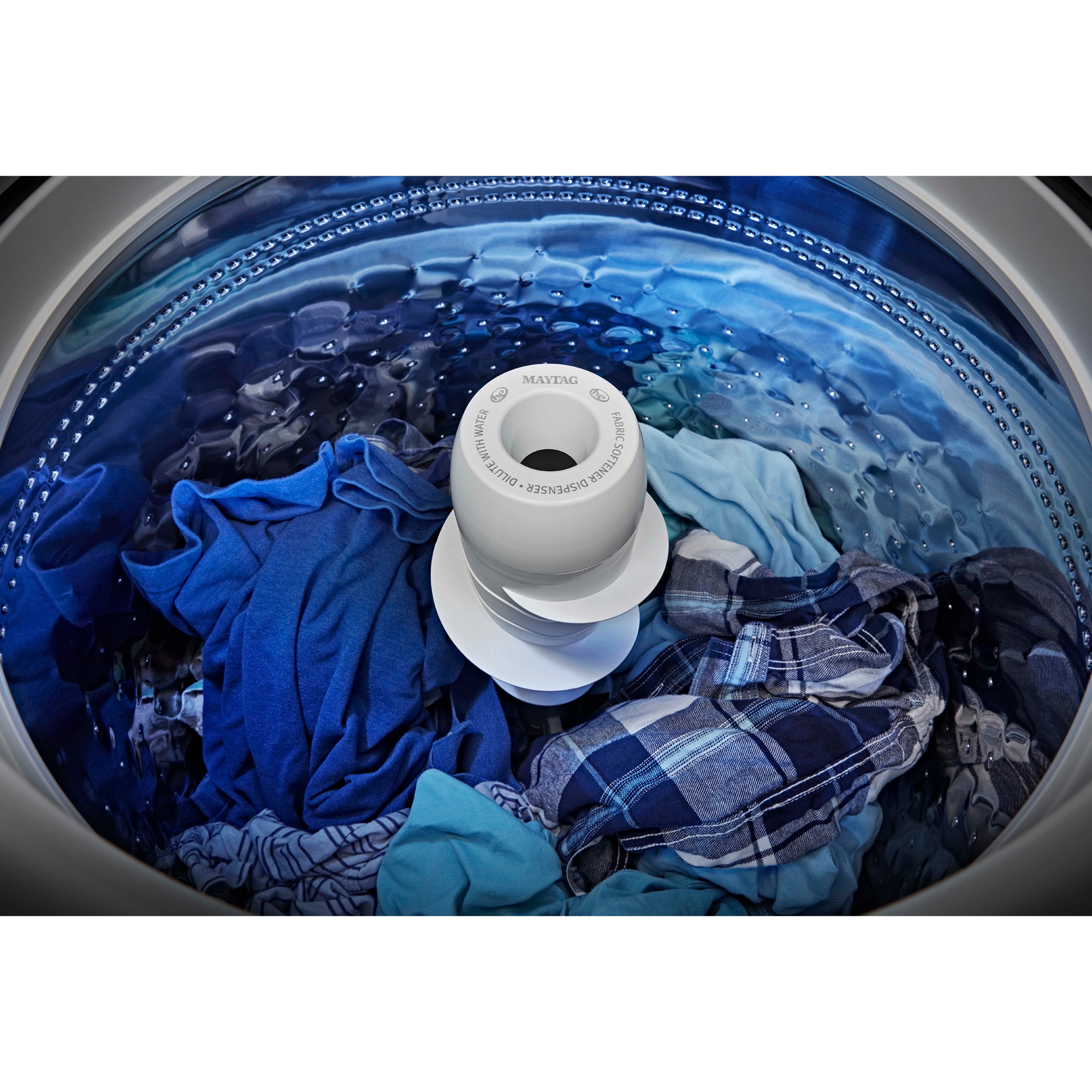 Maytag 28 in. 4.7 cu. ft. Top Load Washer with Power Agitator - White, White, hires