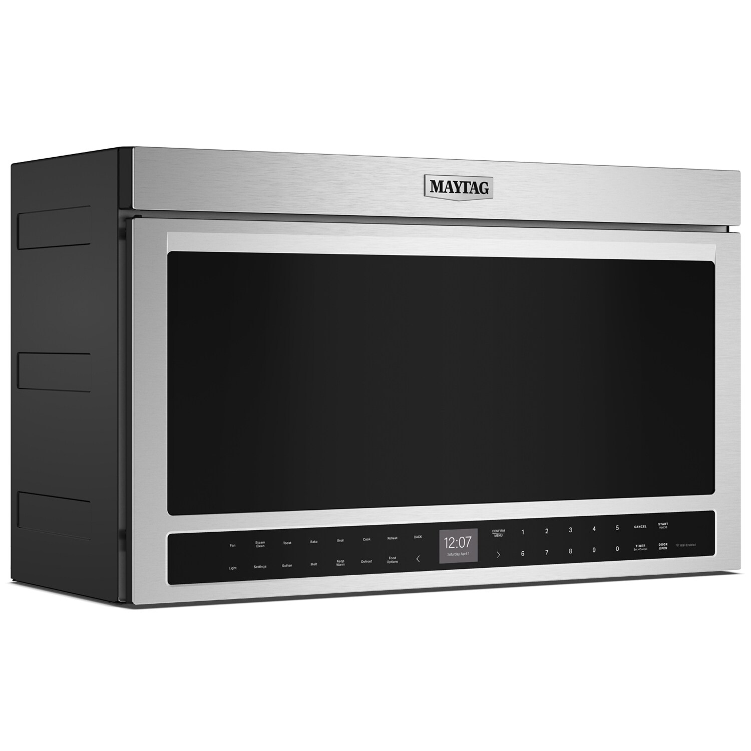 Maytag 30 in. 1.1 cu. ft. 950W Smart Over-the-Range Microwave with 400 CFM & Sensor Cooking - Stainless Steel, , hires