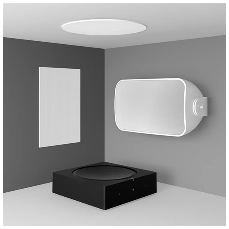 Sonos Architectural 6-1/2" Passive 2-Way In-Ceiling Speakers (Set) - White, , hires