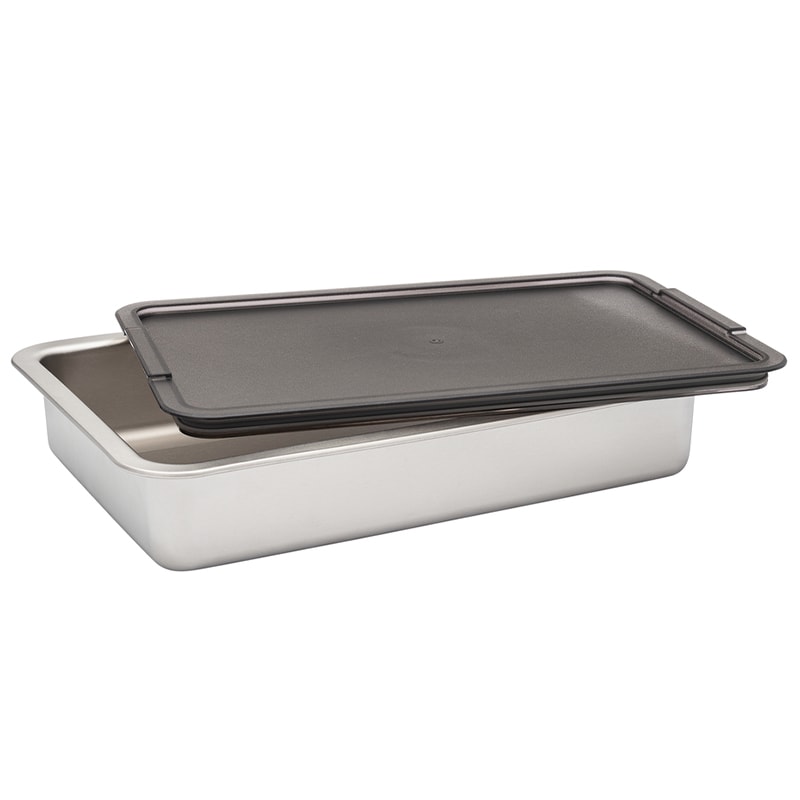 Frigidaire 15 in. ReadyCook Marinade and Oven Pan for Ranges - Stainless Steel, , hires