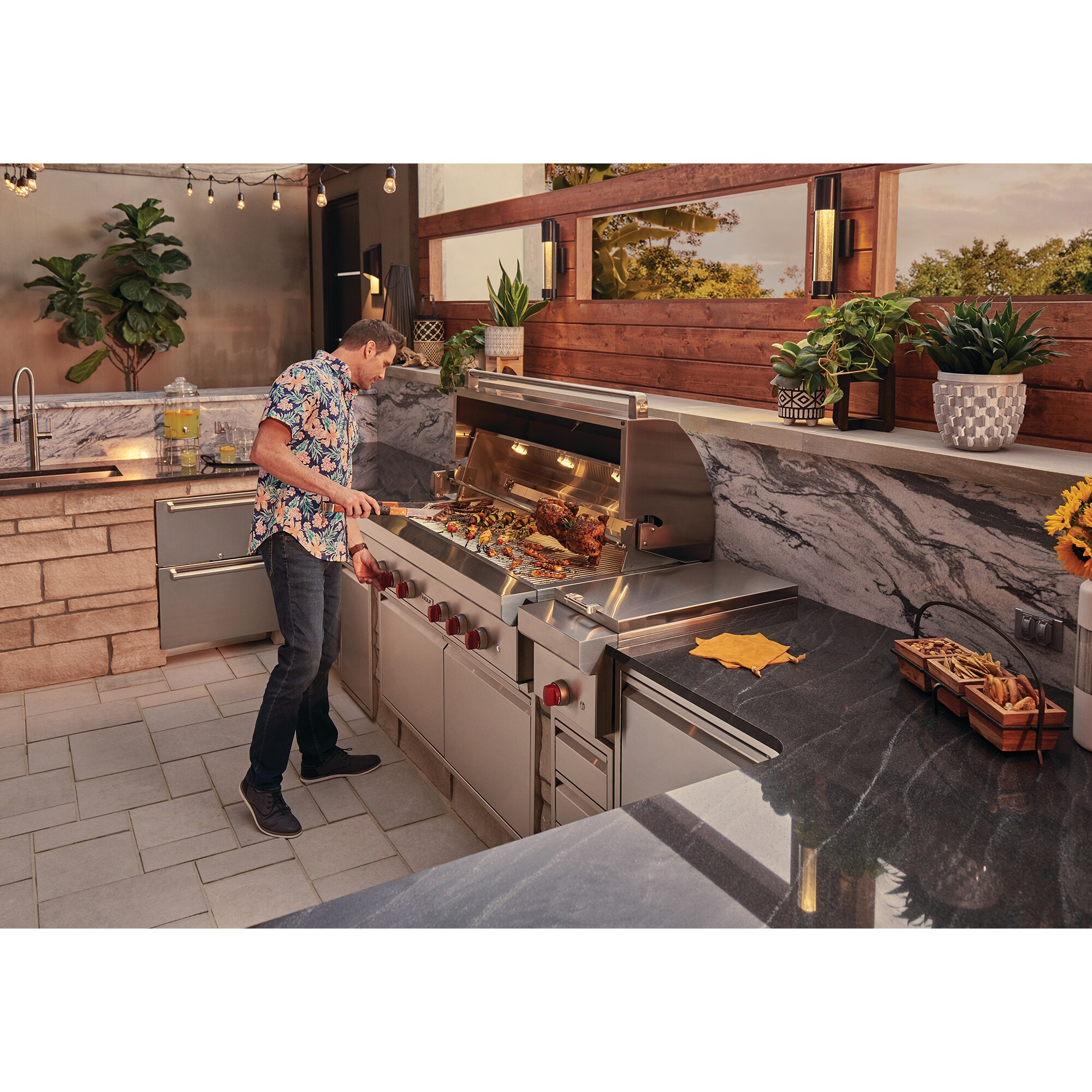 Sub-Zero Designer Series 24 in. Built-In 4.0 cu. ft. Smart Outdoor Double Refrigerator Drawers - Custom Panel Ready, , hires