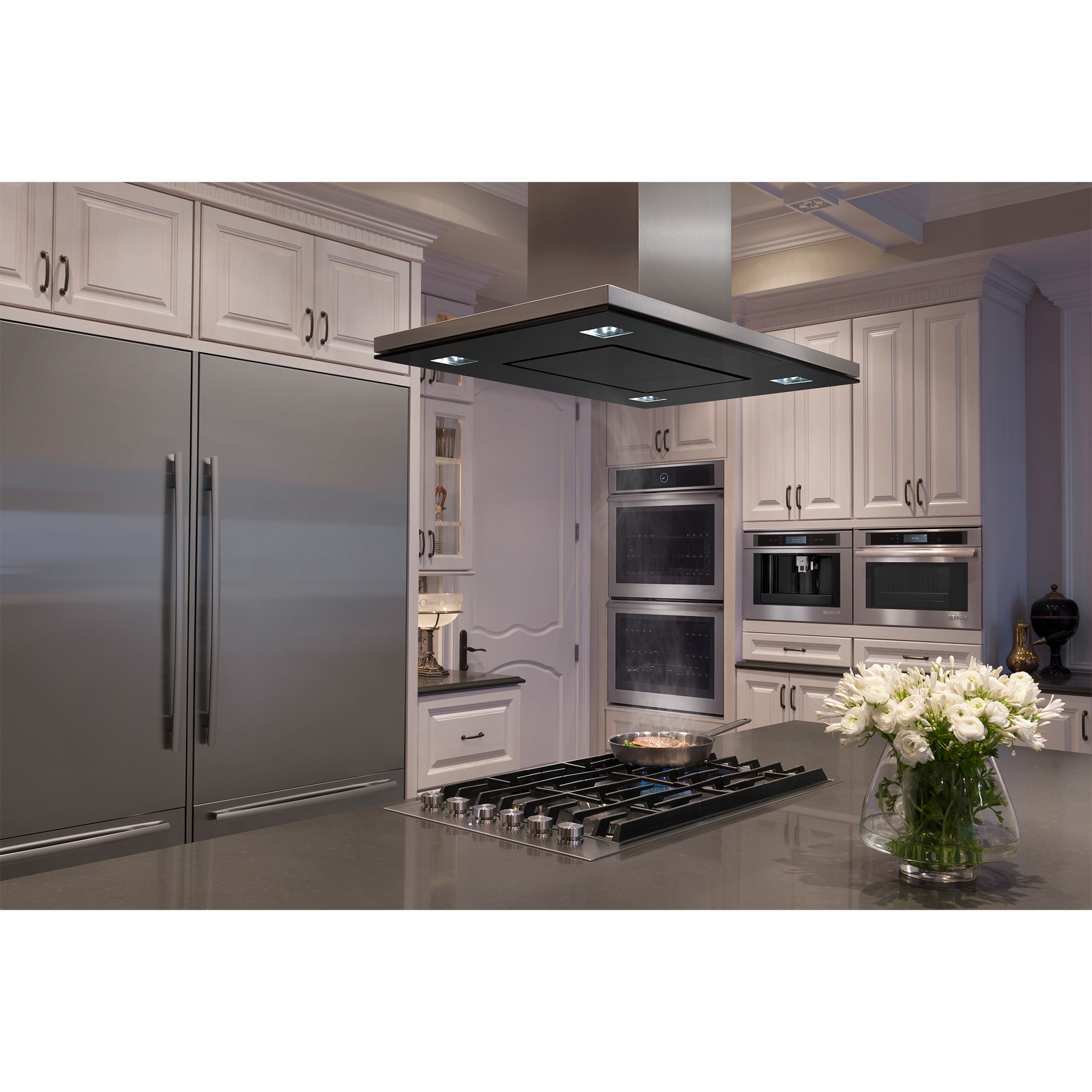 JennAir Euro-Style 36 in. 6-Burner Natural Gas Cooktop with Simmer Burner & Power Burner - Stainless Steel, , hires