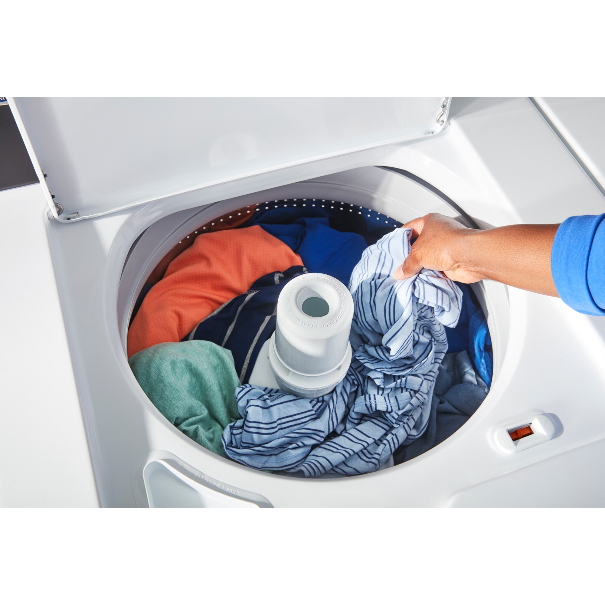 Maytag 27 in. 3.5 cu. ft. Top Load Washer with Agitator - White, , hires