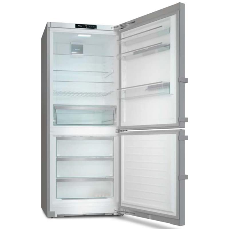 Miele 30 in. 15.2 cu. ft. Smart Counter Depth Bottom Freezer Refrigerator - Stainless Steel, , hires
