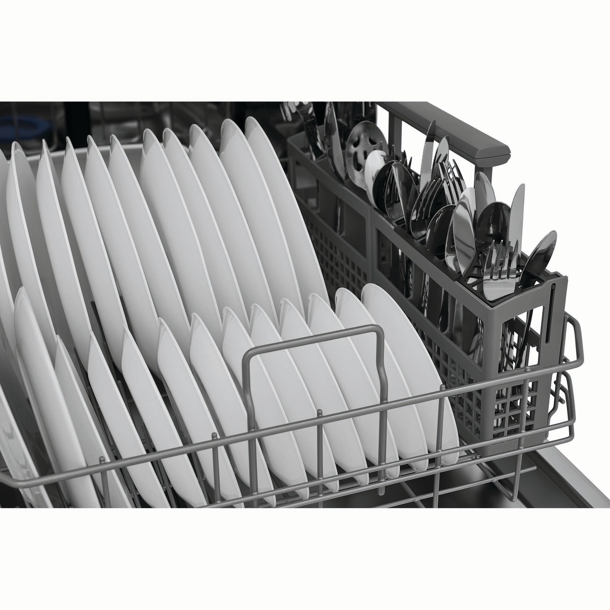 Frigidaire Gallery 24 in. Top Control Dishwasher with 52 dBa Sound Level - Black Stainless, Black Stainless, hires