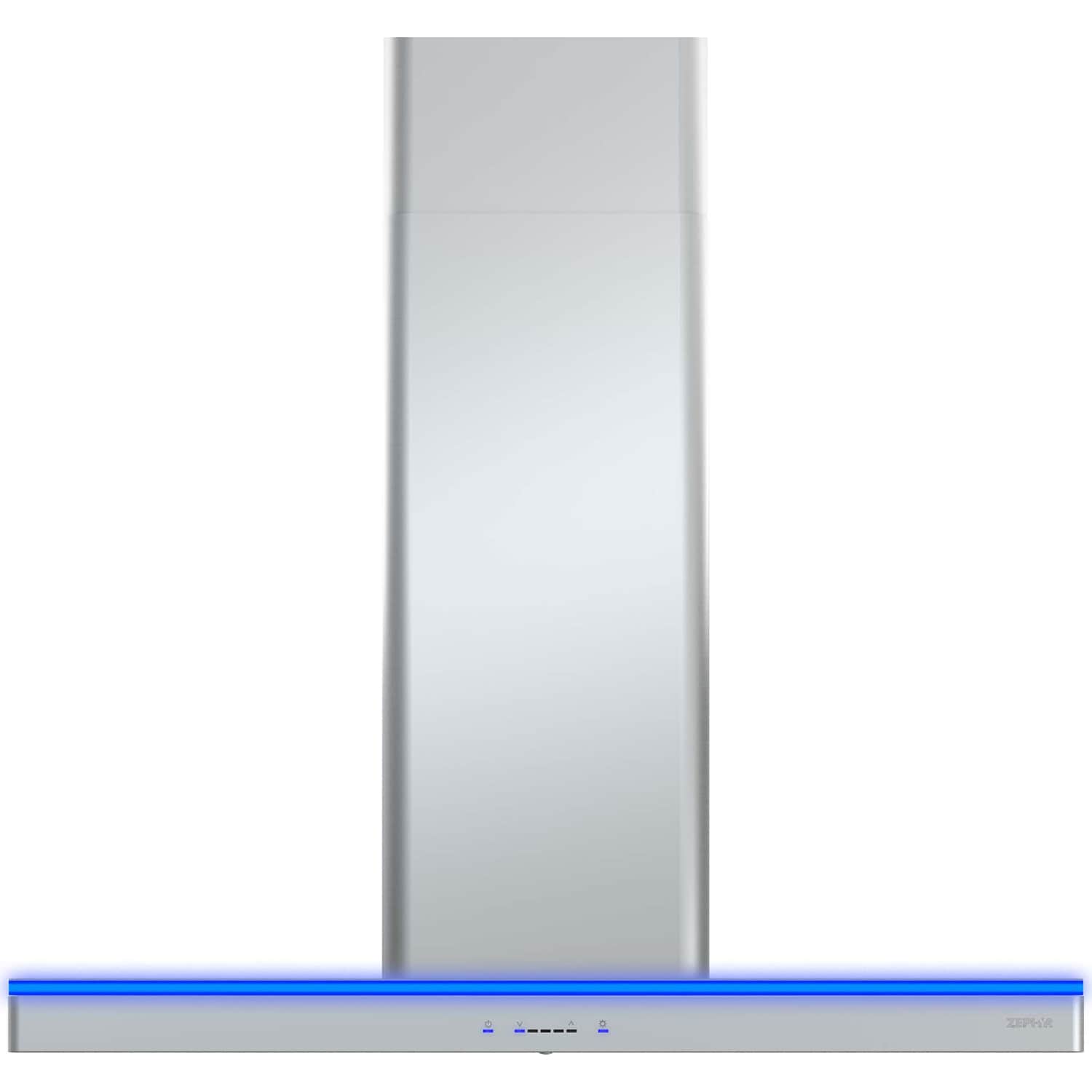 Zephyr Luce Series 36 in. Convertible Chimney Style Range Hood with 600 CFM, 5 Fan Speeds & 2 LED Lights - Stainless Steel, , hires