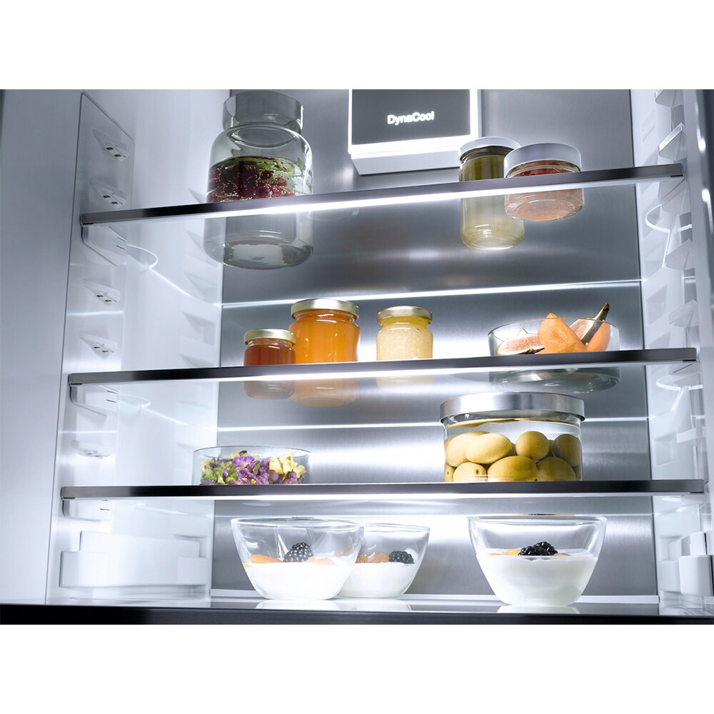 Miele 24 in. 8.7 cu. ft. Built-In Smart Counter Depth Bottom Freezer Refrigerator with Ice Maker - Stainless Steel, , hires