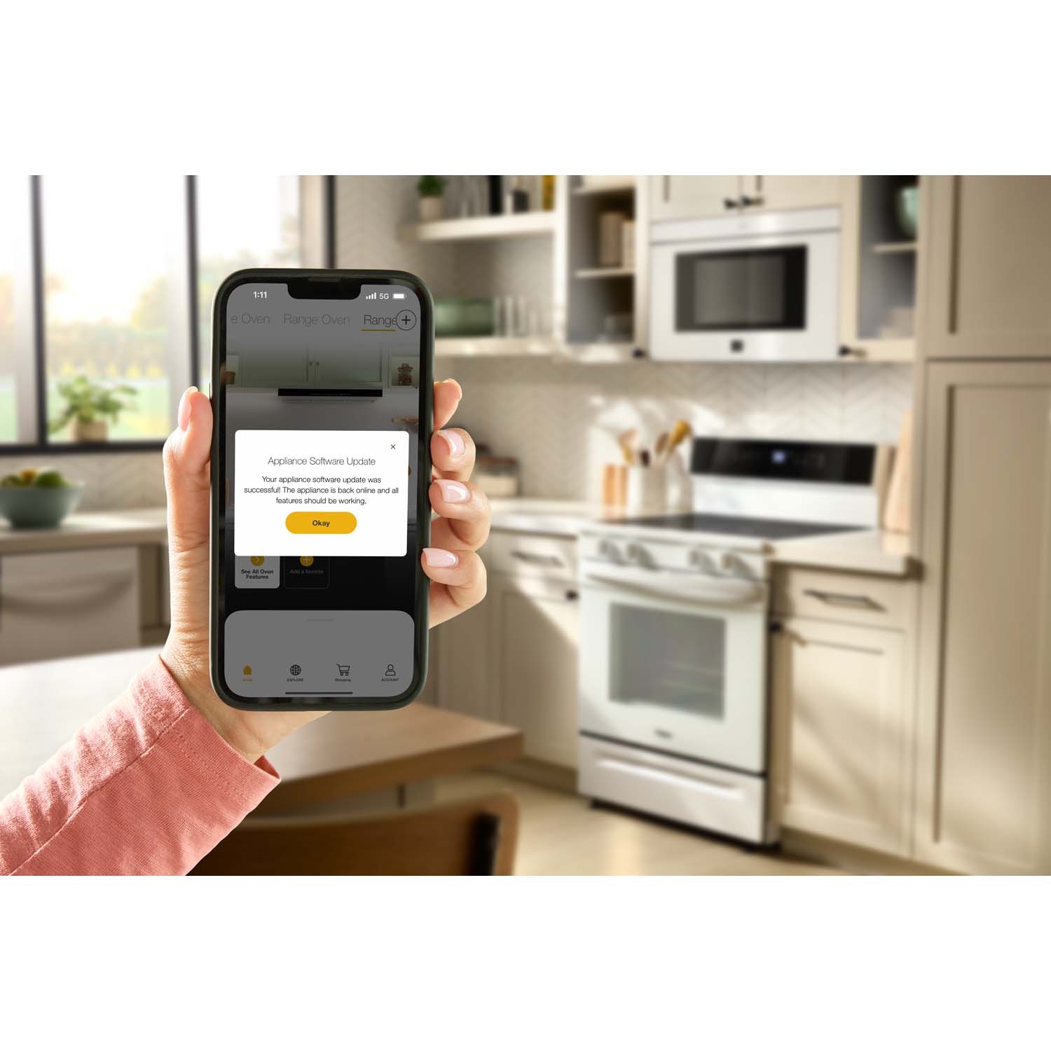Whirlpool 30 in. 5.3 cu. ft. Smart Air Fry True European Convection Electric Range with Radiant Burners - White, White, hires