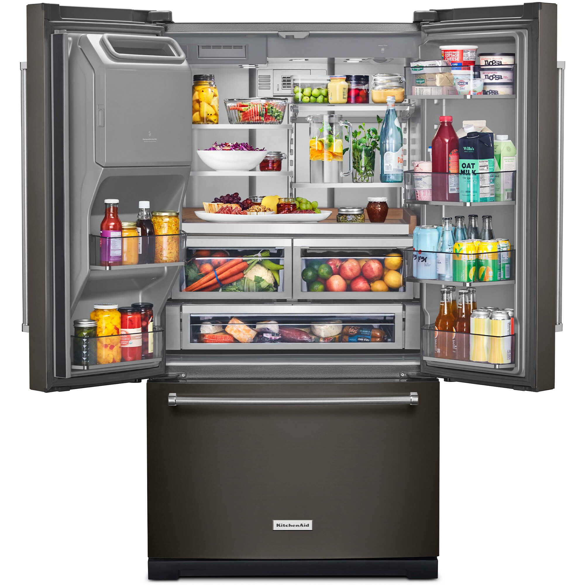 KitchenAid 36 in. 27.0 cu. ft. French Door Refrigerator with External