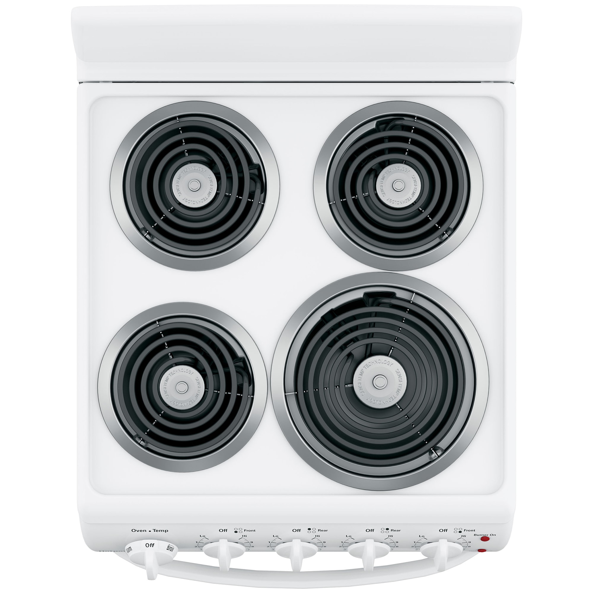 Hotpoint 20 in. 2.3 cu. ft. Electric Range with Coil Burners - White, , hires