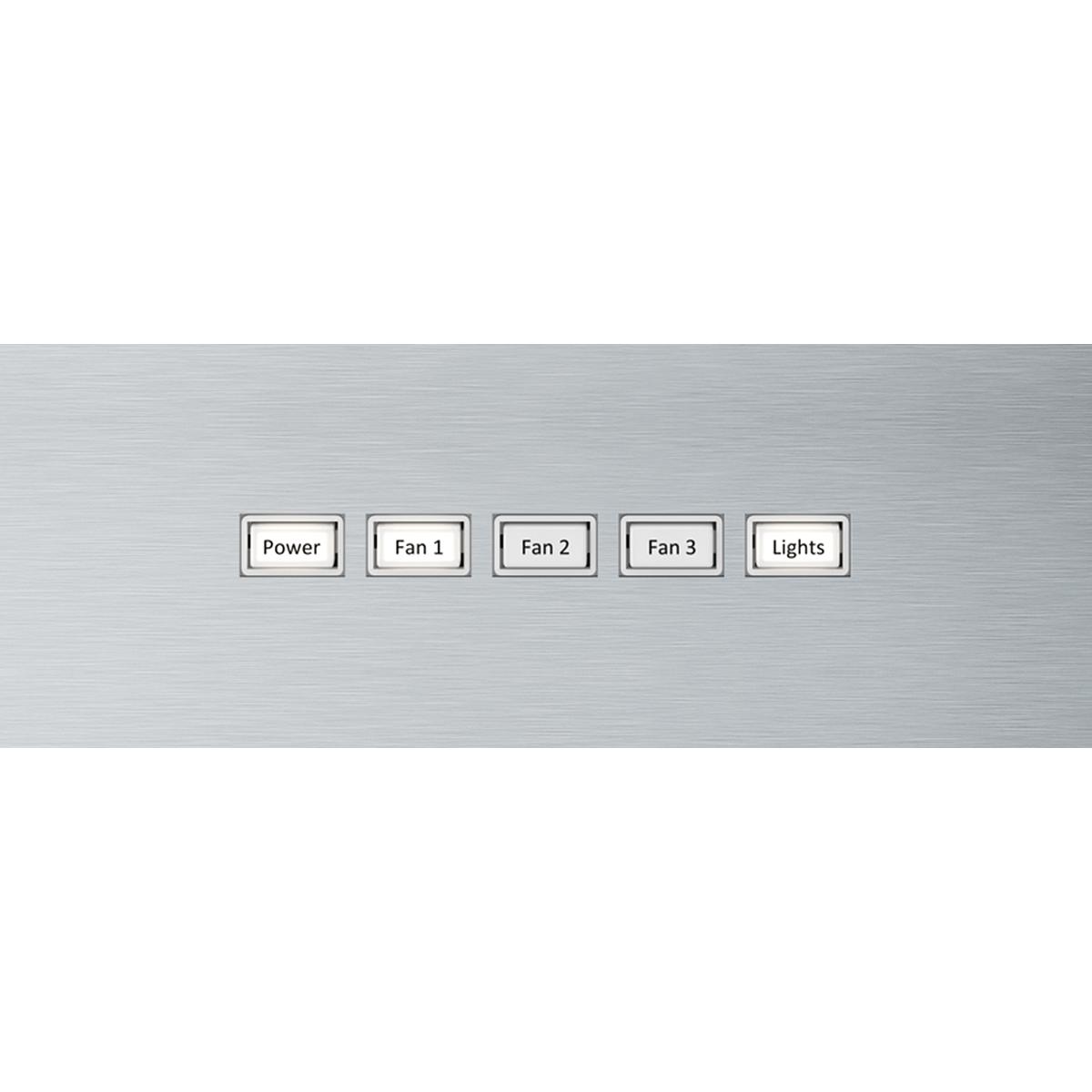 Zephyr 30 in. Convertible Chimney Style Range Hood with 600 CFM, 3 Fan Speeds & 2 LED Lights - Stainless Steel, , hires