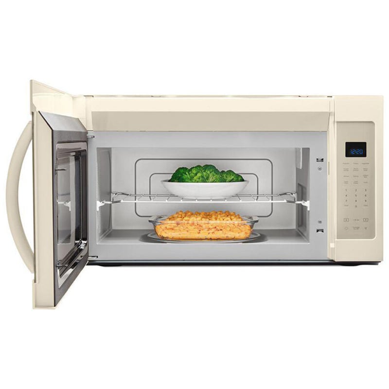 Whirlpool 30 in. 1.9 cu. ft. 1000W Over-the-Range Microwave with 300 CFM & Sensor Cooking - Biscuit, Biscuit, hires