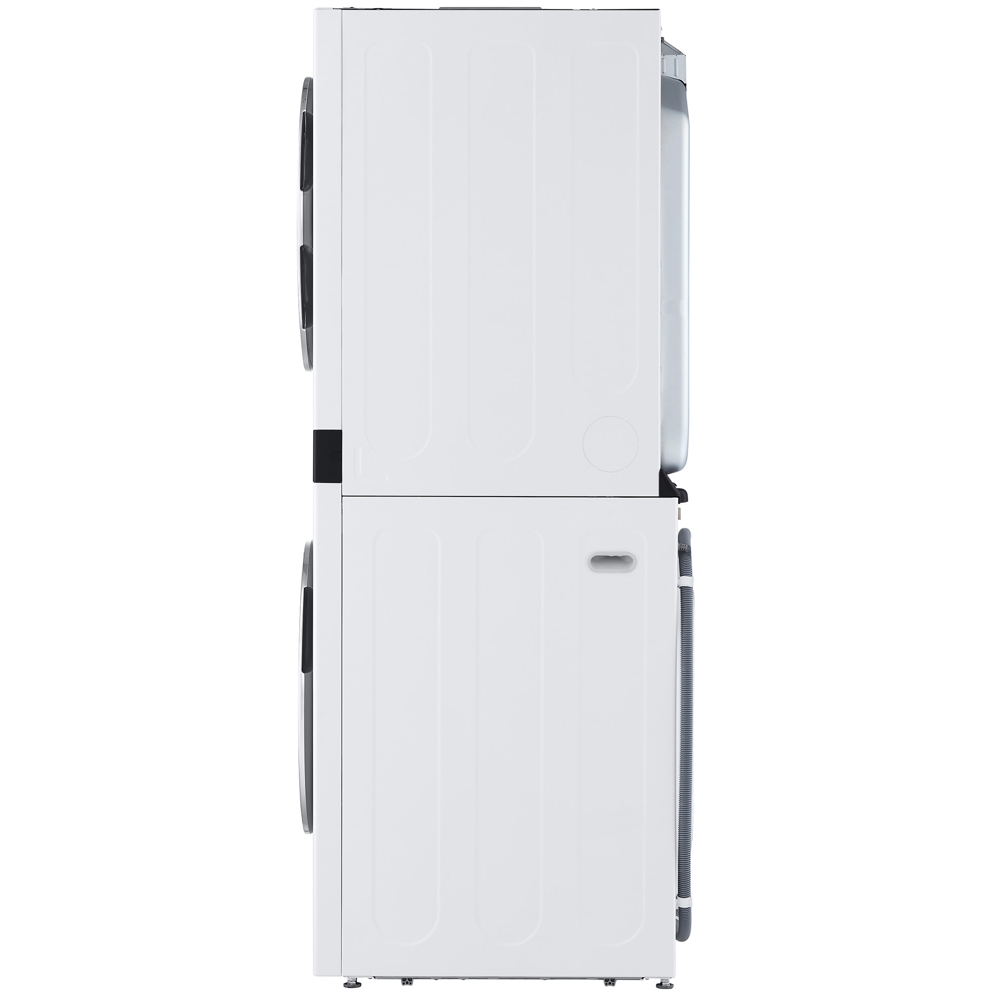 LG 27 in. WashTower with 4.5 cu. ft. Washer with 10 Wash Programs and TurboWash 360 & 7.4 cu. ft. Electric Dryer with 9 Dryer Programs, Sensor Dry & Wrinkle Care - White, White, hires