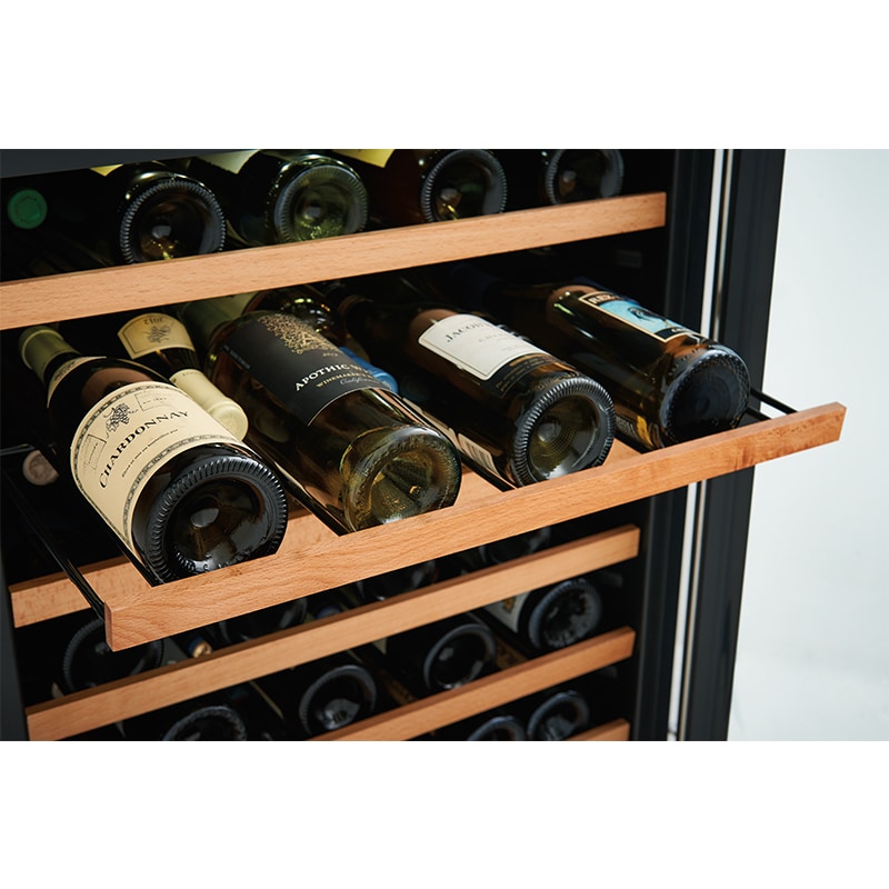 Frigidaire Gallery 24 in. Undercounter Wine Cooler with Wood Racks, Single Temperature Zone & 52 Bottle Capacity - Stainless Steel, , hires