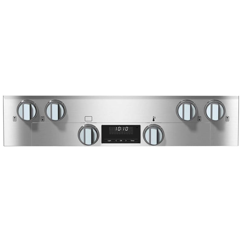Miele 30 in. 4.6 cu. ft. Dual Convection Dual Fuel Range with 4 Sealed Burners - Clean Steel, , hires