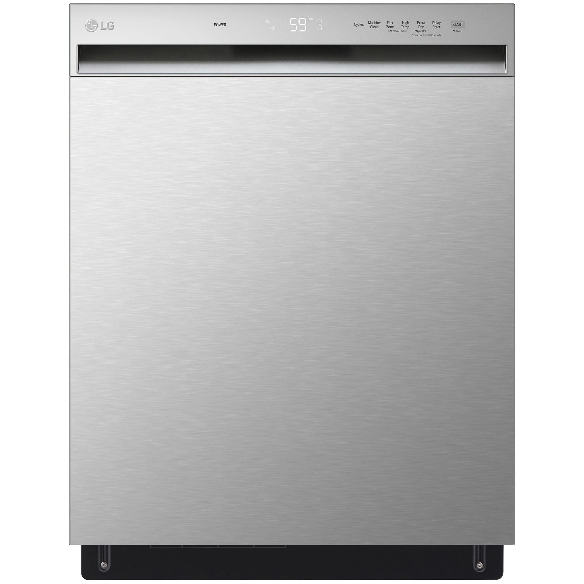 LG 24 in. Front Control Dishwasher with 50 dBa Sound Level, Dynamic Dry & Pocket - Stainless Steel, , hires