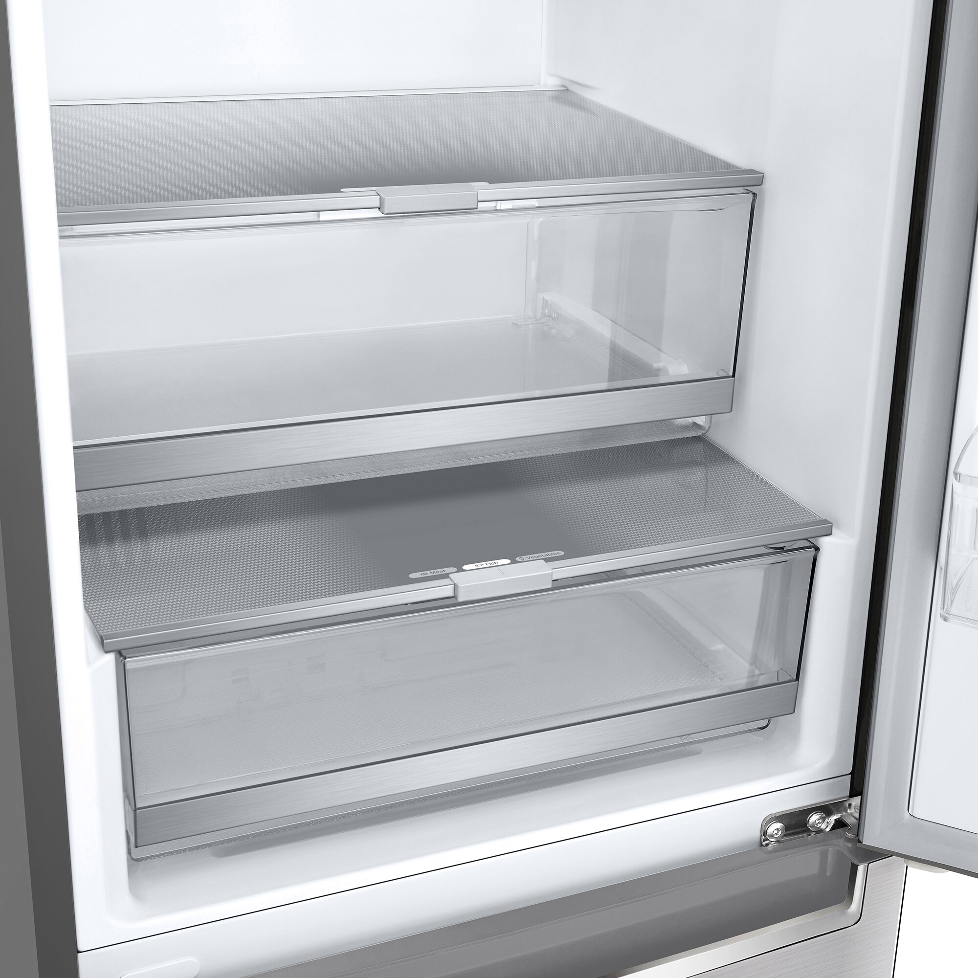 LG 24 in. 12 cu. ft. Counter Depth Bottom Freezer Refrigerator with Ice Maker - PrintProof Stainless Steel, , hires