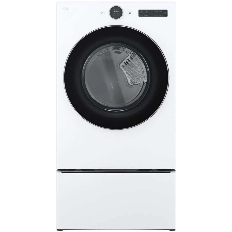LG 27 in. 7.4 cu. ft. Smart Stackable Gas Dryer with AI Sensor Dry, Turbo Steam, Sanitize