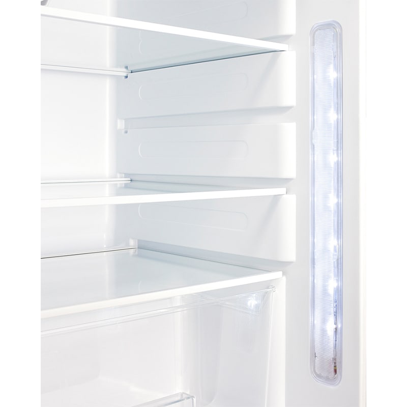 Summit 21 in. 3.5 cu. ft. Left-Hinged Undercounter Refrigerator - Custom Panel Ready with Black Cabinet, , hires