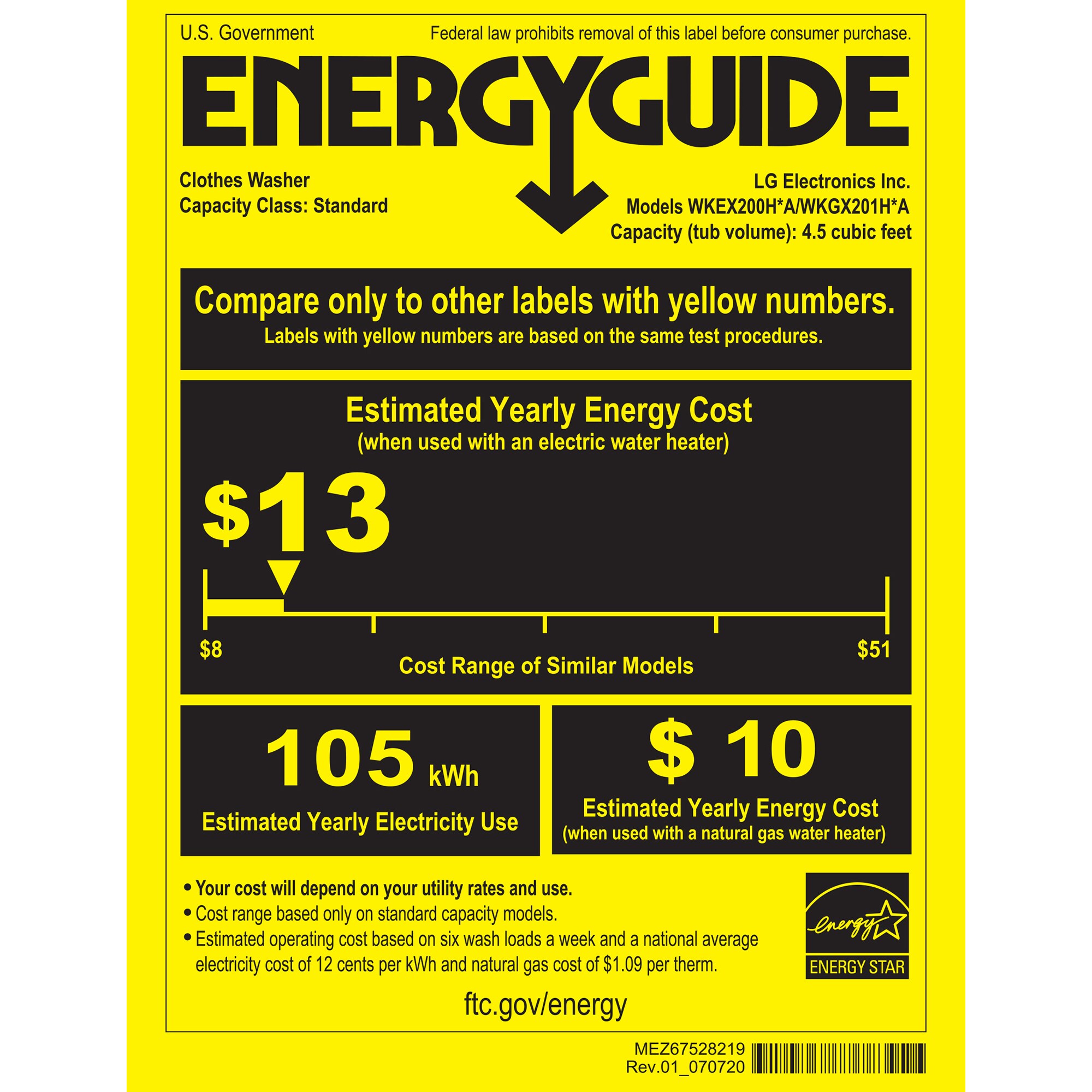 LG 27 in. WashTower with 4.5 cu. ft. Washer with 6 Wash Programs & 7.4 cu. ft. Electric Dryer with 6 Dryer Programs, Sensor Dry & Wrinkle Care - Nature Green, Nature Green, hires