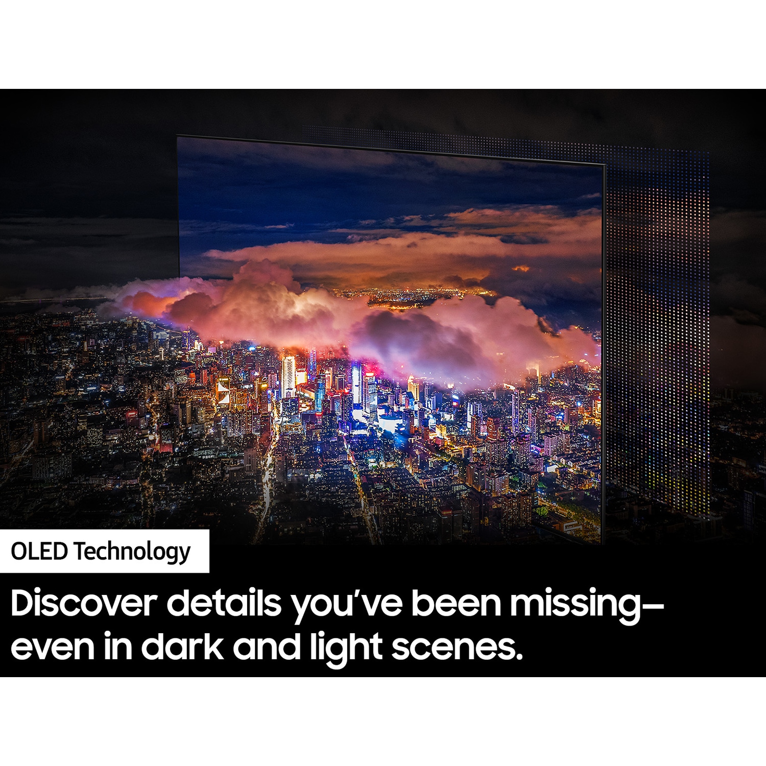 Samsung - 65" Class S90D Series OLED 4K UHD Smart Tizen TV, , hires