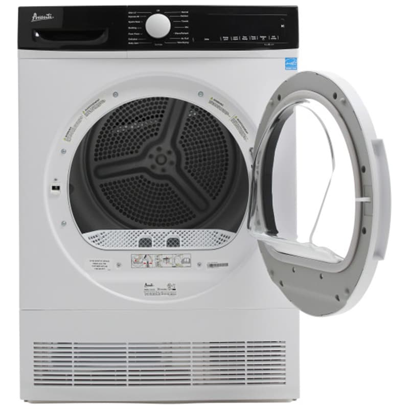 Avanti 24 in. 4.0 cu. ft. Stackable Ventless Electric Dryer with Sanitize Cycle & Sensor Dry - White, , hires