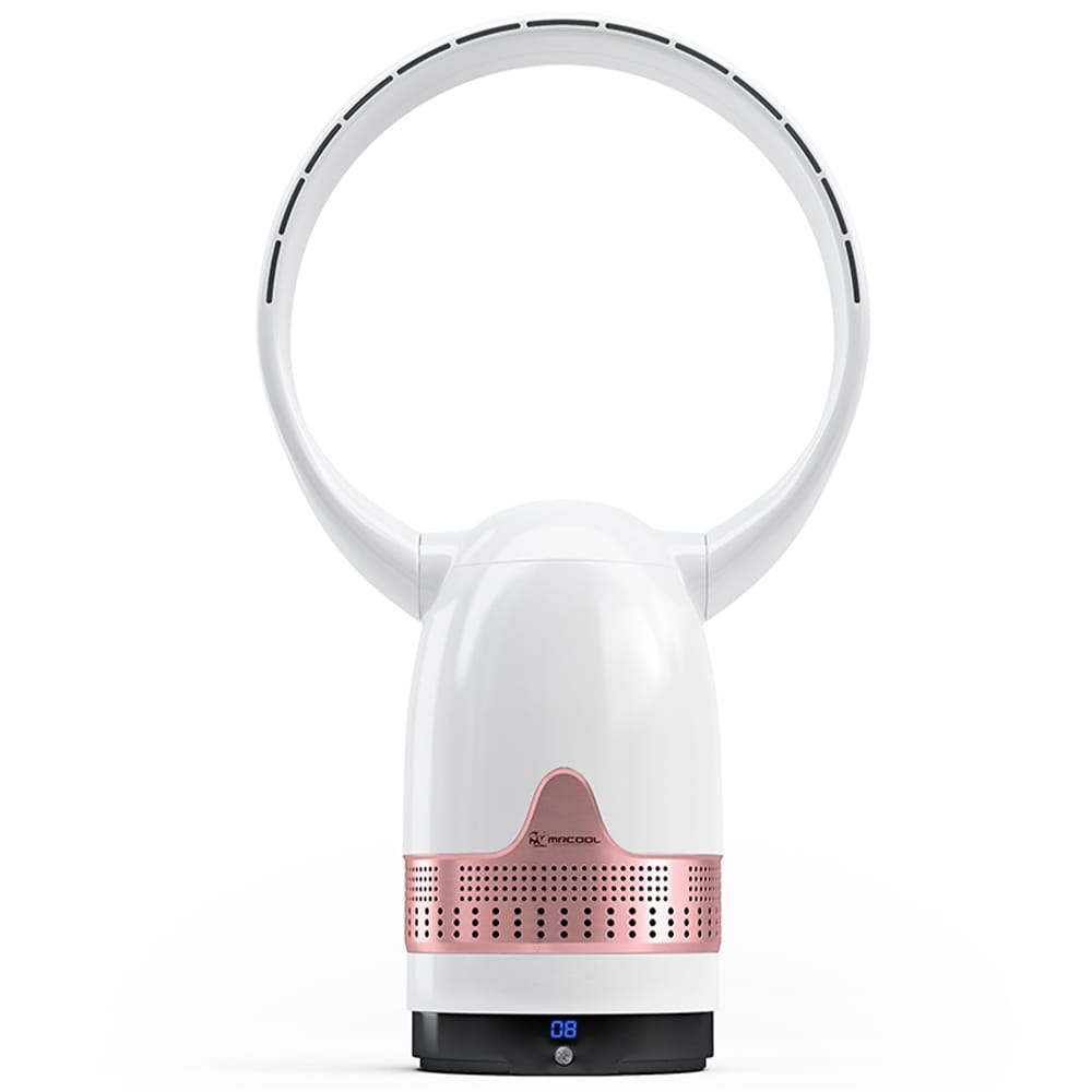 MRCOOL MRBREEZE Oscillating Circle Bladeless Fan & Air Purifier with 8 Speed Settings & Remote Control - Copper, , hires