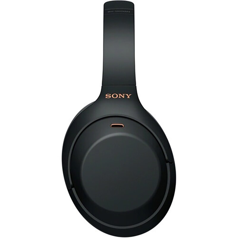 Sony - WH-1000XM4 Wireless Noise-Cancelling Over-the-Ear Headphones - Black, , hires