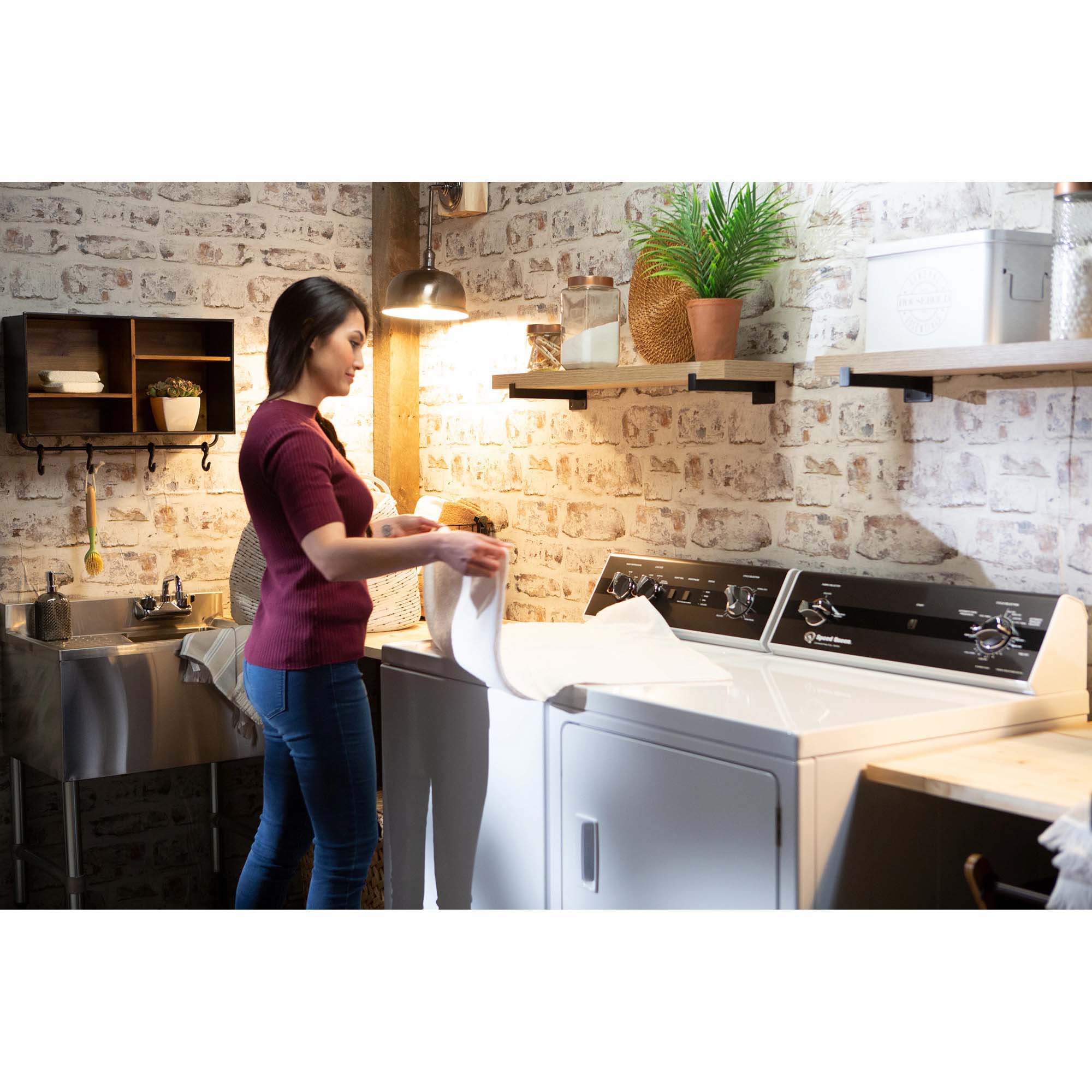 Speed Queen DR3 27 in. 7.0 cu. ft. Gas Dryer with Sanitize Cycle