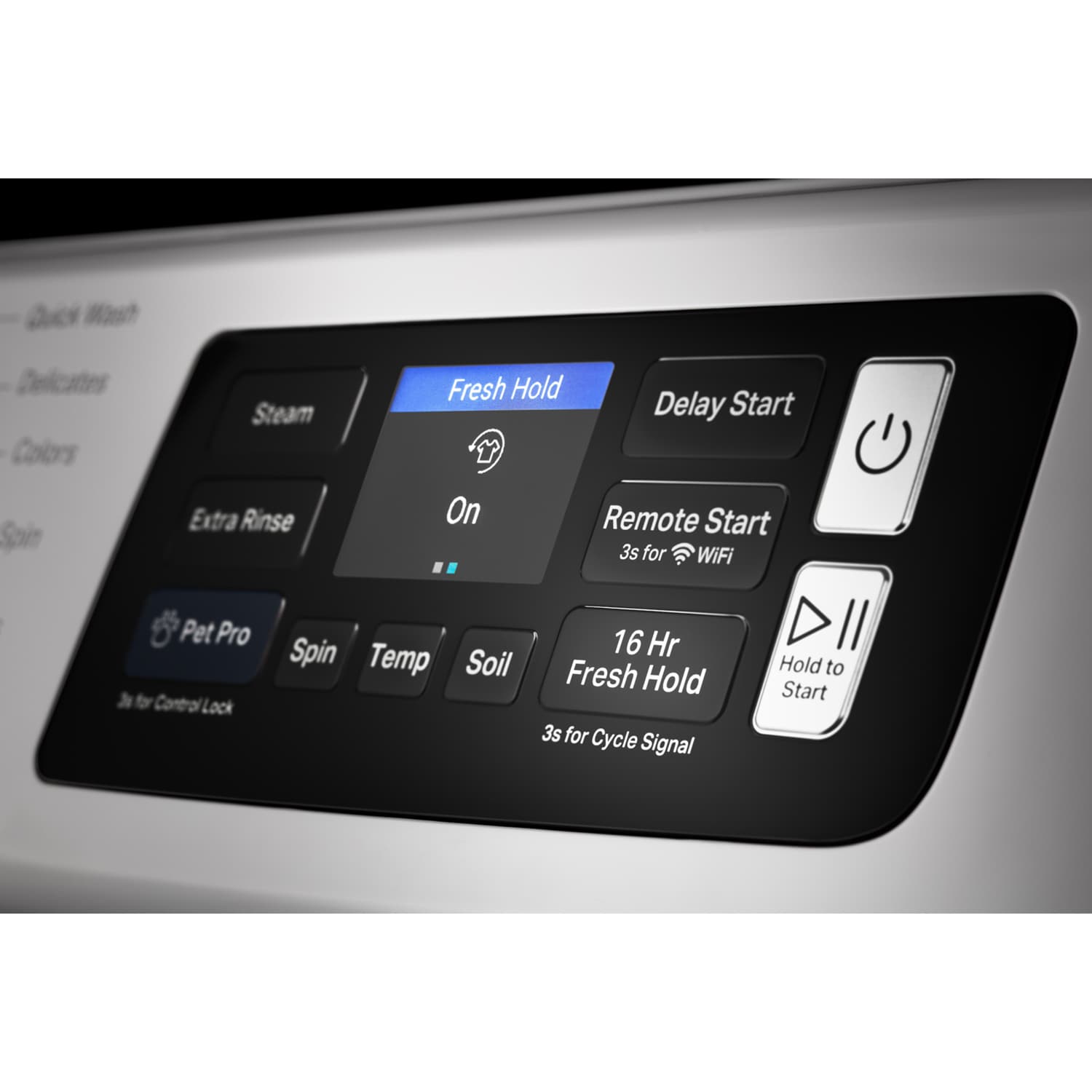 Maytag Pet Pro 27 in. 5.0 cu. ft. Smart Stackable Front Load Washer with Sanitize & Steam Cycle - White, White, hires