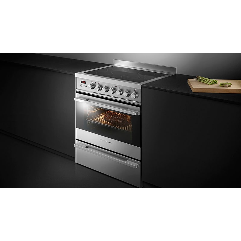 Fisher & Paykel Series 9 30 in. 3.5 cu. ft. True European Convection Electric Range with 4 Induction Burners - Stainless Steel, , hires